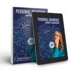 Englisches Taschenbuch und E-Book-Cover für das Buch Personal Branding with LinkedIn von Dr. Natalia Wiechowski.