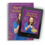 Print and e-book cover of Dr. Natalia Wiechowski's book called Barefaced Authenticity.